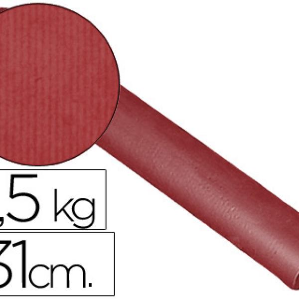Papel Fantasia Impresma Kraft Liso Bordeaux 31 cm 3.5 Kg