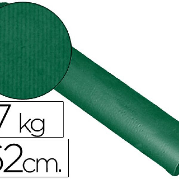Papel Fantasia Impresma Kraft Liso Verde 62cm - 7Kg