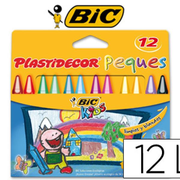Lápis de Cera Plastidecor Peques c/ 10 Cores