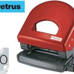Furador Petrus 62 Color, Capacidadee 20 Folhas - Vermelho