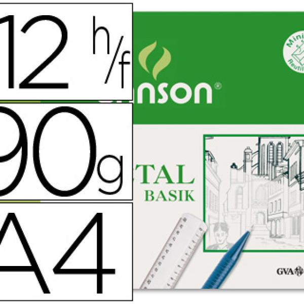 Papel Vegetal Guarro 90 Din A4. 90 - 95 Gr/M2
