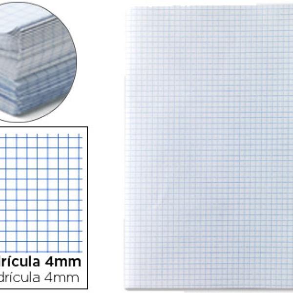 Papel Florete 60 Gr, 31X42,8 mm, 250 F, Quad. 4 mm
