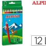 Lápis de Cores Alpino. 12 Unidades