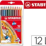 Lápis de Cores Trio Stabilo 12 Unidades