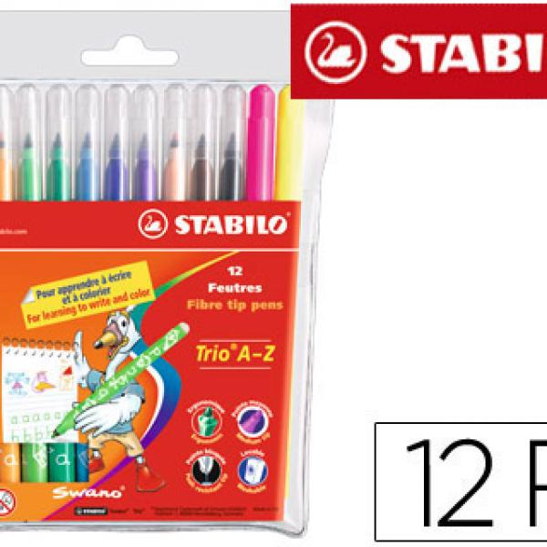 Marcador Stabilo Trio 12 Cores