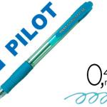 Caneta Pilot Super Grip Celeste - Retratil - Com Grip - Tinta Base de Oleo