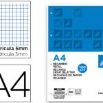 Recarga Din A4 100 Folhas 100 Gr Quadriculado