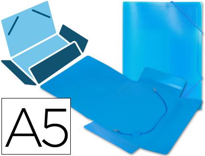 Pasta de Elasticos em Polipropileno A5, Azul