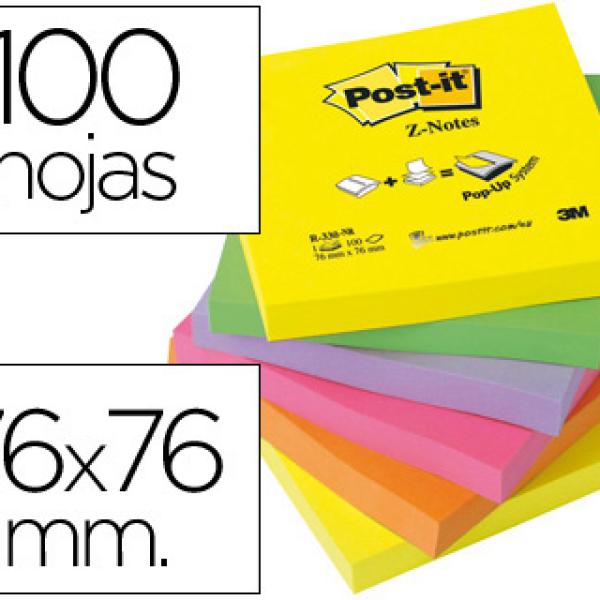 Bloco Notas Adesivas Post - It Sortido 76 X 76 mm