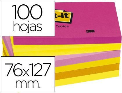 Bloco Notas Adesivas Post - It Neon 76 X 127 mm