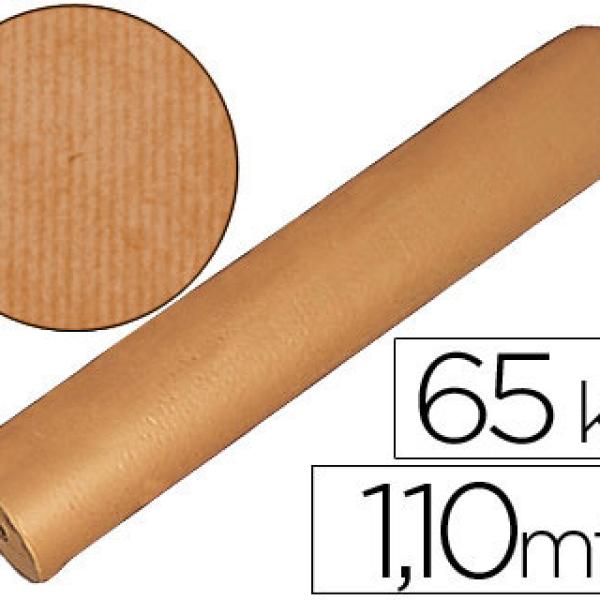 Papel Kraft Castanho Bobine 1,10 Mt de Altura 65 Kg