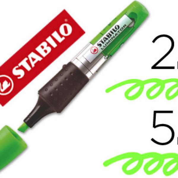 Marcador Stabilo Boss Luminator Verde Tinta Liquida