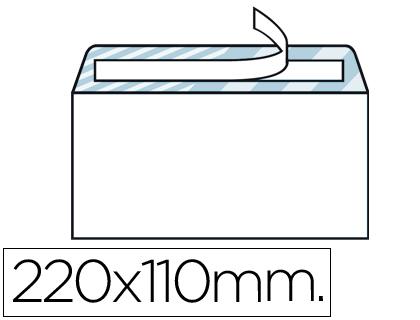 Pack 500x Envelope Americano 110x220mm sem Janela