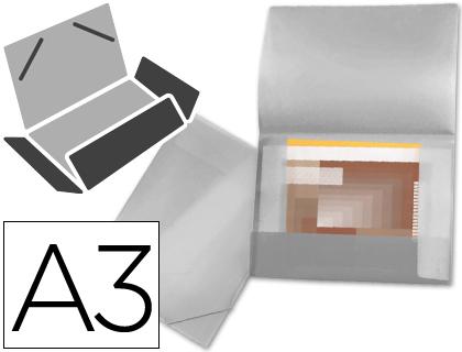 Pasta de Elasticos em Polipropileno A3, Transparente