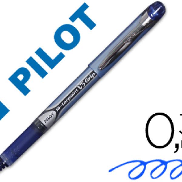 Marcador Pilot Ponta Fina V - 5 Grip Azul 0.5 mm