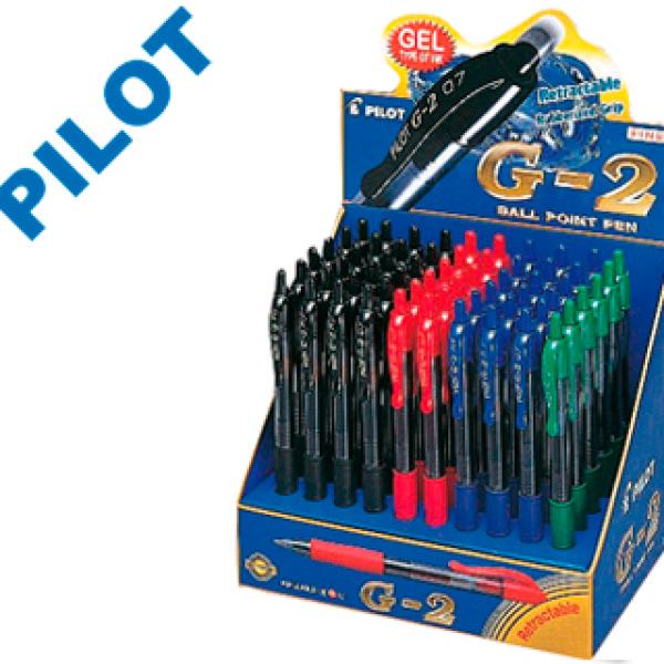 Caneta Pilot G - 2 Pixie Gel - Retractil - Expositor 60Un