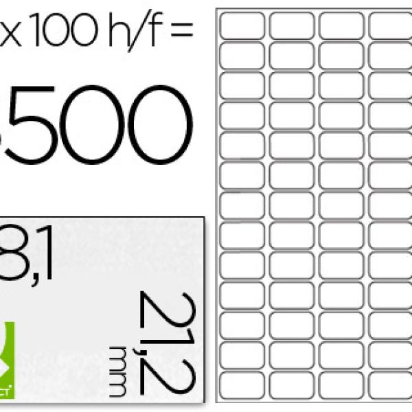 Etiquetas Adesivas Q - Connect Din A4 38,1 X 21,2 mm