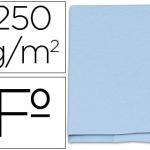 Classificador Gio de Cartolina Folio Pocket Azul c/ Bolsa e Aba 250g