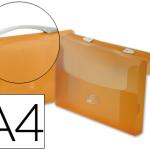 Pasta Porta Documentos Beautone Polipropileno Din - A4 Laranja Transparente