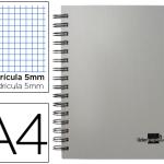 Caderno Espiral Executive 100 Fls A4 Prata