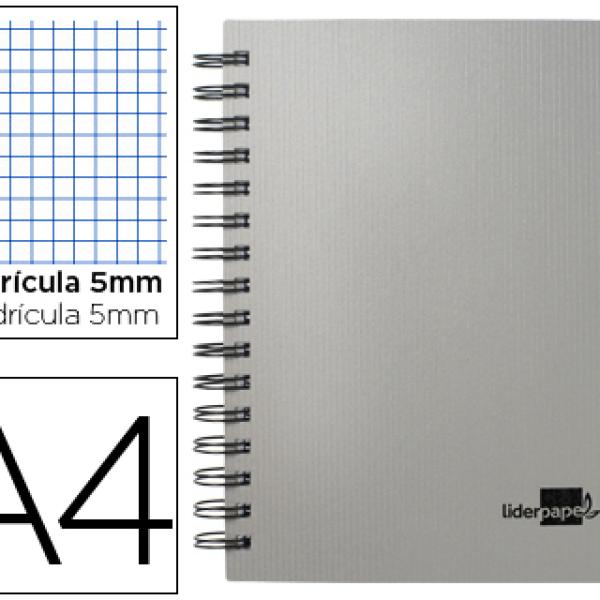 Caderno Espiral Executive 100 Fls A4 Prata