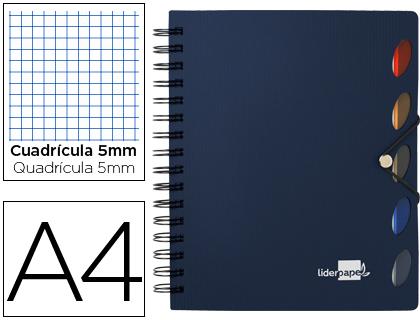 Caderno Espiral Executive 100 Fls A4 Azul Quad