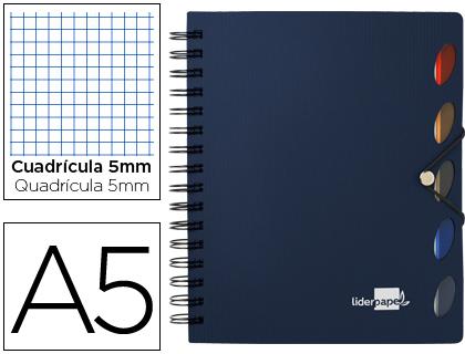 Caderno Espiral Executive 100 Fls A5 Azul Quad