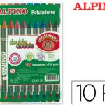 Pack 10 Marcadores Double - ALPINO