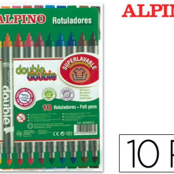 Pack 10 Marcadores Double - ALPINO