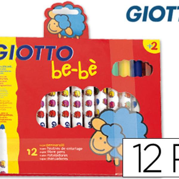 Pack 12x Marcadores Giotto Bebe