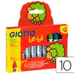 Lápis de Cera Giotto Bebe c/ 10 Unidades