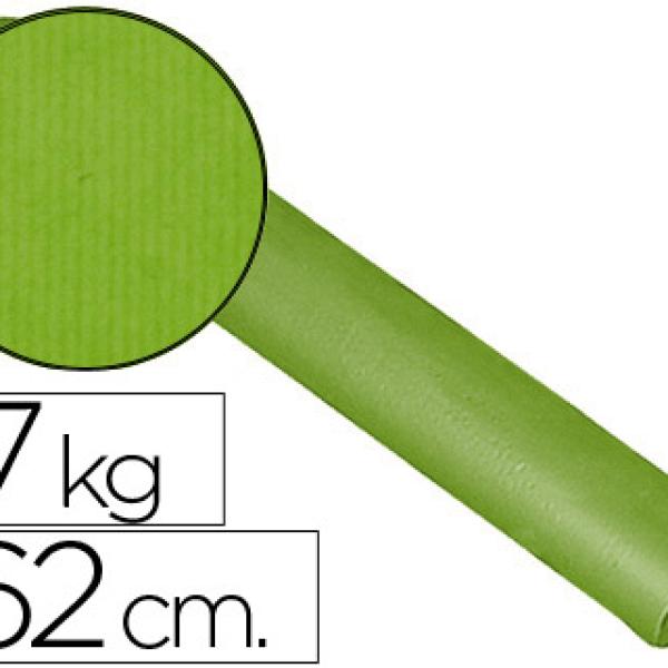 Papel Fantasia Impresma Kraft Liso Pistache 62 cm - 7 Kg