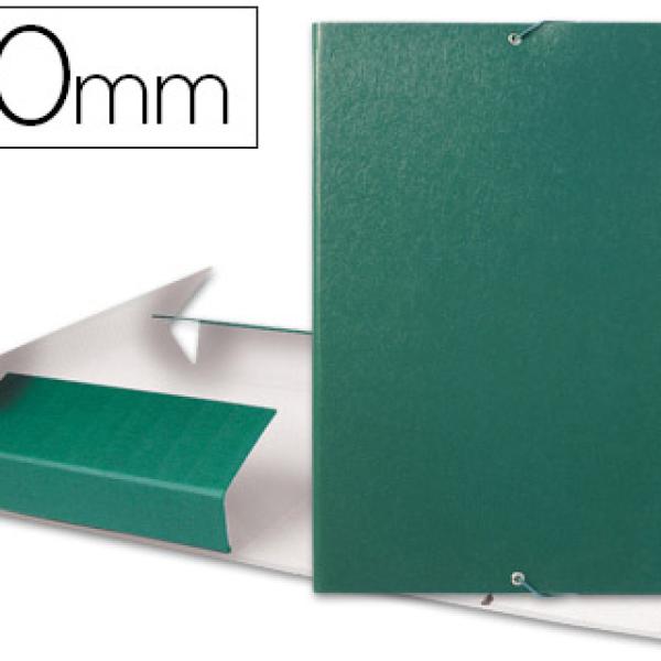 Capa c/ Elasticos p/ Projetos Lombada 7 cm Verde