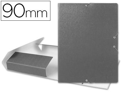 Capa c/ Elasticos p/ Projetos Lombada 9 cm Cinza