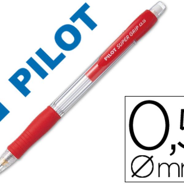 Lapiseira Pilot Super Grip Vermelho 0,5 mm c/ Grip