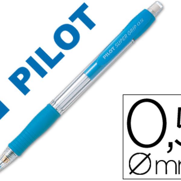Lapiseira Pilot Super Grip Celeste 0,5 mm c/ Grip