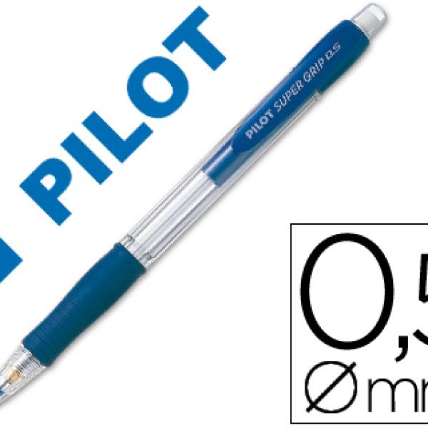 Lapiseira Pilot Super Grip Azul 0,5 mm c/ Grip