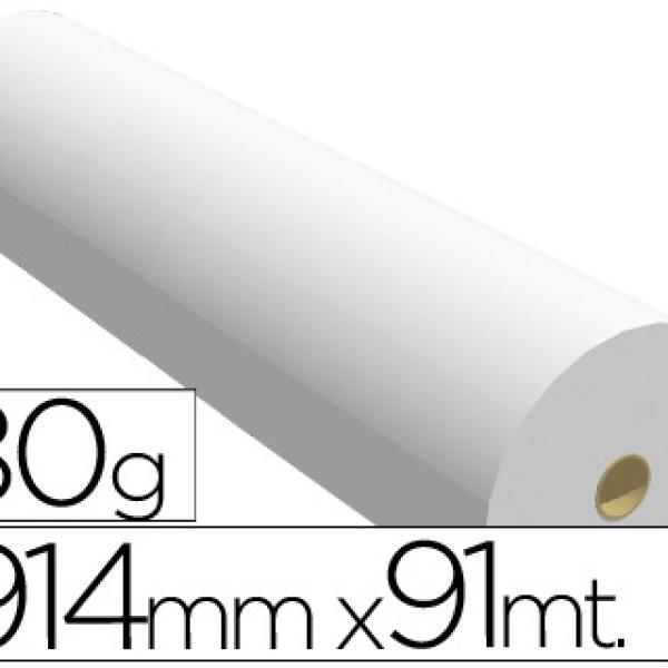 Papel Reprografia Navigator p/ Plotter e Laser Repro Cadbobina 610X91 Mt 80 Gr Tinteiro Mono