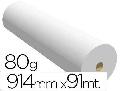 Papel Reprografia Navigator p/ Plotter e Laser Repro Cadbobina 610X91 Mt 80 Gr Tinteiro Mono