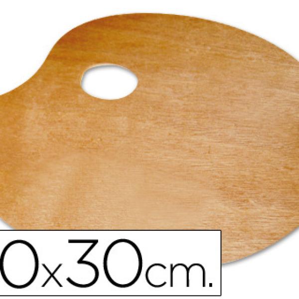 Paleta Lidercolor de Madeira Oval p/ Esquerdinos