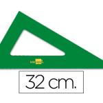 Esquadro 32 cm Plastico Verde