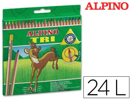 Lapis De Cores Alpino Tri Estojo De 24 Cores Sortidas - ALPINO