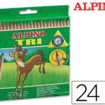 Lapis De Cores Alpino Tri Estojo De 24 Cores Sortidas - ALPINO