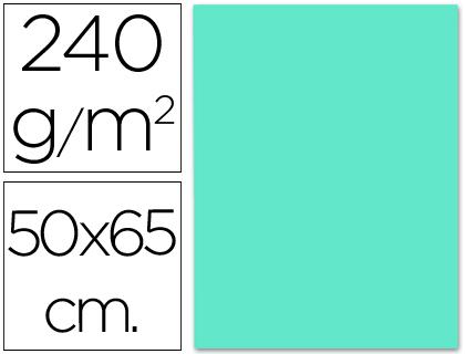 Cartolina 240 Gr 50X65 cm Azul Turquesa