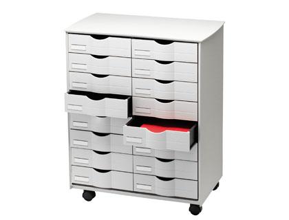 Movel Auxiliar Paperflow Multifuncoes c/ 16 Blocos 2 Coluna 715x580x343 mm