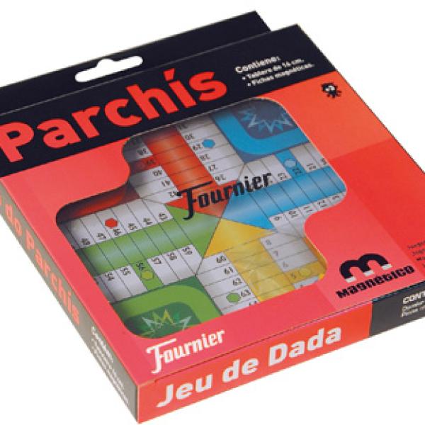 Jogo De Mesa Fournier Parchis Magnetico 20X16 1X2,2 Cm - FOURNIER