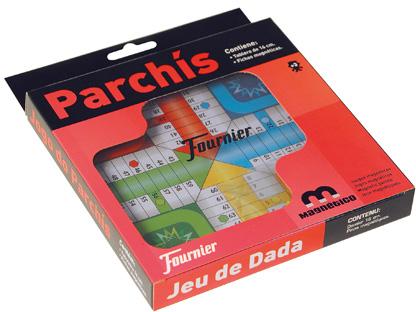 Jogo De Mesa Fournier Parchis Magnetico 20X16 1X2,2 Cm - FOURNIER