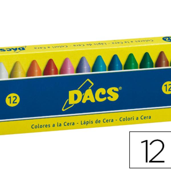 Lapis Cera Dacs Com 12 Lapis - DACS