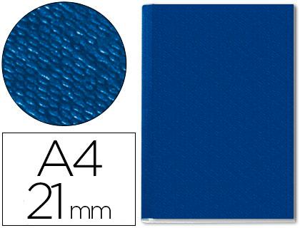 Capa de Encadernacao Leitz Channel Rigida Azul Lombada 21 mm Capacidadee 210 Folhas
