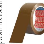 Fita Adesiva Tesa PVC Cor Castanho 66Mtsx50mm p/ Embalagem